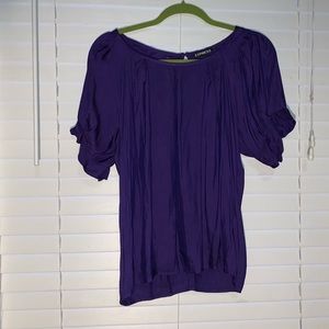 Purple express blouse